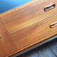 Vintage teak sideboard, Scandinavian design, antique TV cabinet