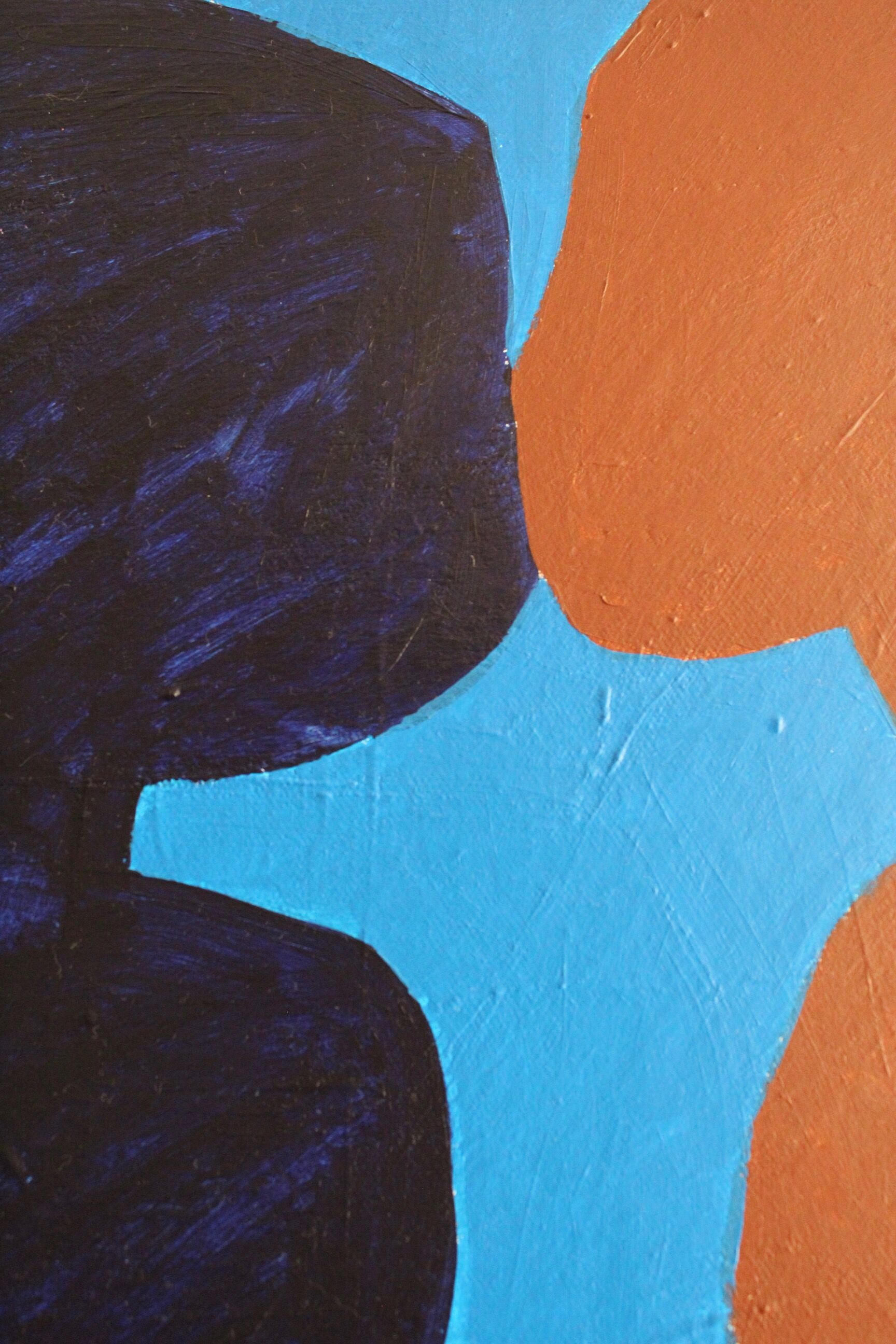 Came closer minimalist canvas painting