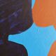 Came closer minimalist canvas painting