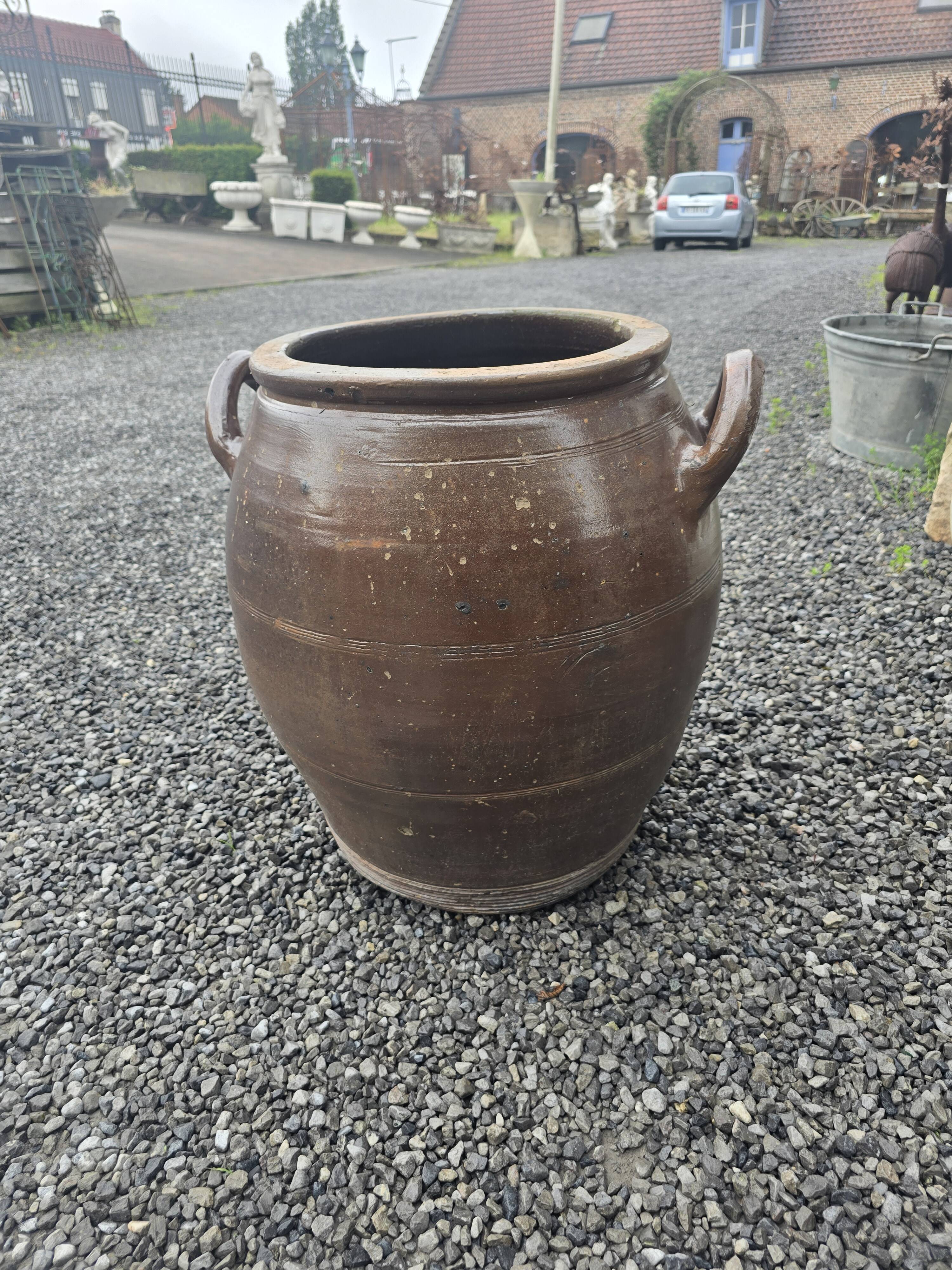 80 liter stoneware salt pan