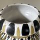 Large André Hourellou Quimper vintage candle holder