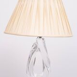 Daum France Crystal Glass table lamp 1965