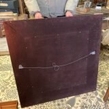 Miroir cuir marron