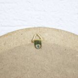 Witch's Eye Mirror in straw marquetry