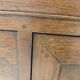 Antique solid wood workbench, dough cabinet from the 18th century.