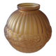 Art Deco glass vase signed CLA France