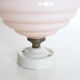 Clichy glass plafonnier ball on pedestal