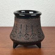 Vase trépied en céramique de studio suédois du milieu du siècle par Eke Bjeren pour Gabriel Keramik, années 1960