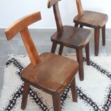 3 chairs T brutalist art of the 60s