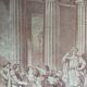 Charles Nicolas Cochin, Lycurgus wounded in a sedition, engraving, eighteenth century