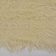 White Vintage Angora Wool Rug sku 1681