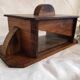French Art Deco jewellery box handmade in wood and glass