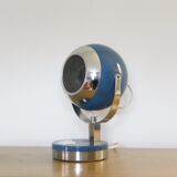 Vintage blue eyeball lamp
