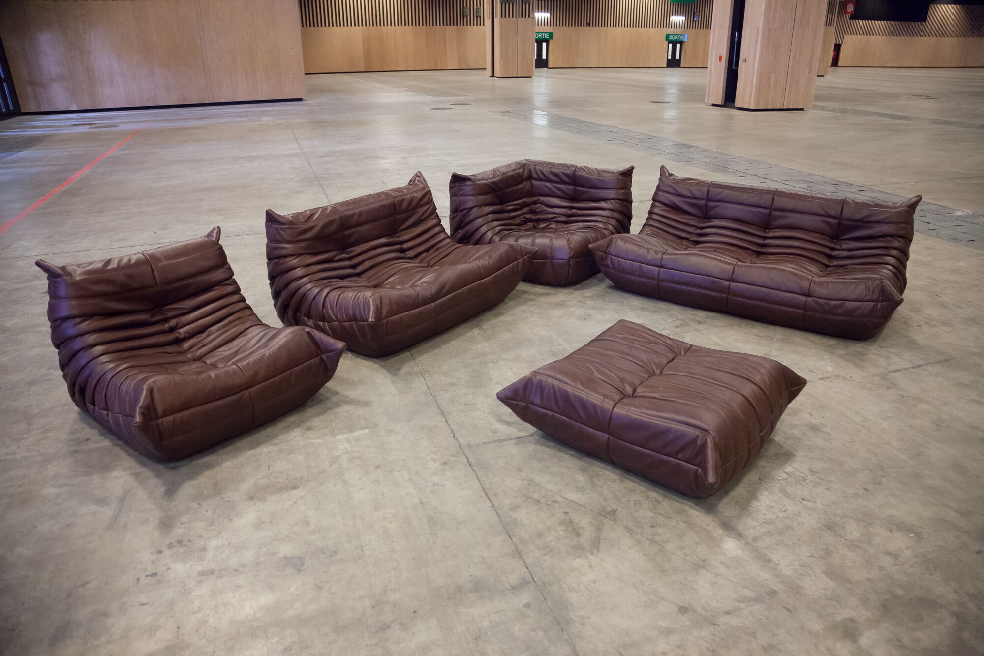 Togo sofa set model designed by Michel Ducaroy 1973