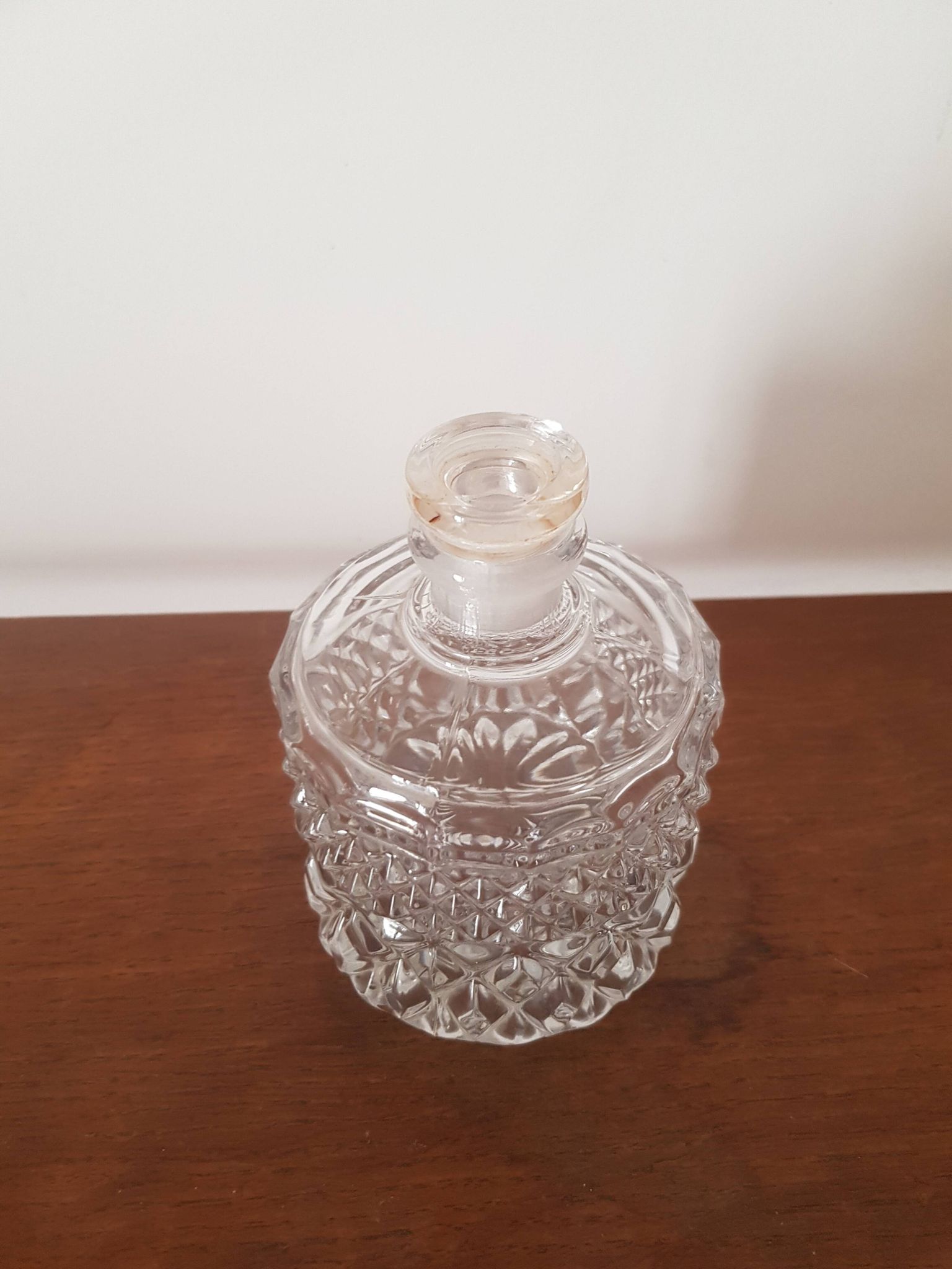 Crystal perfume bottle