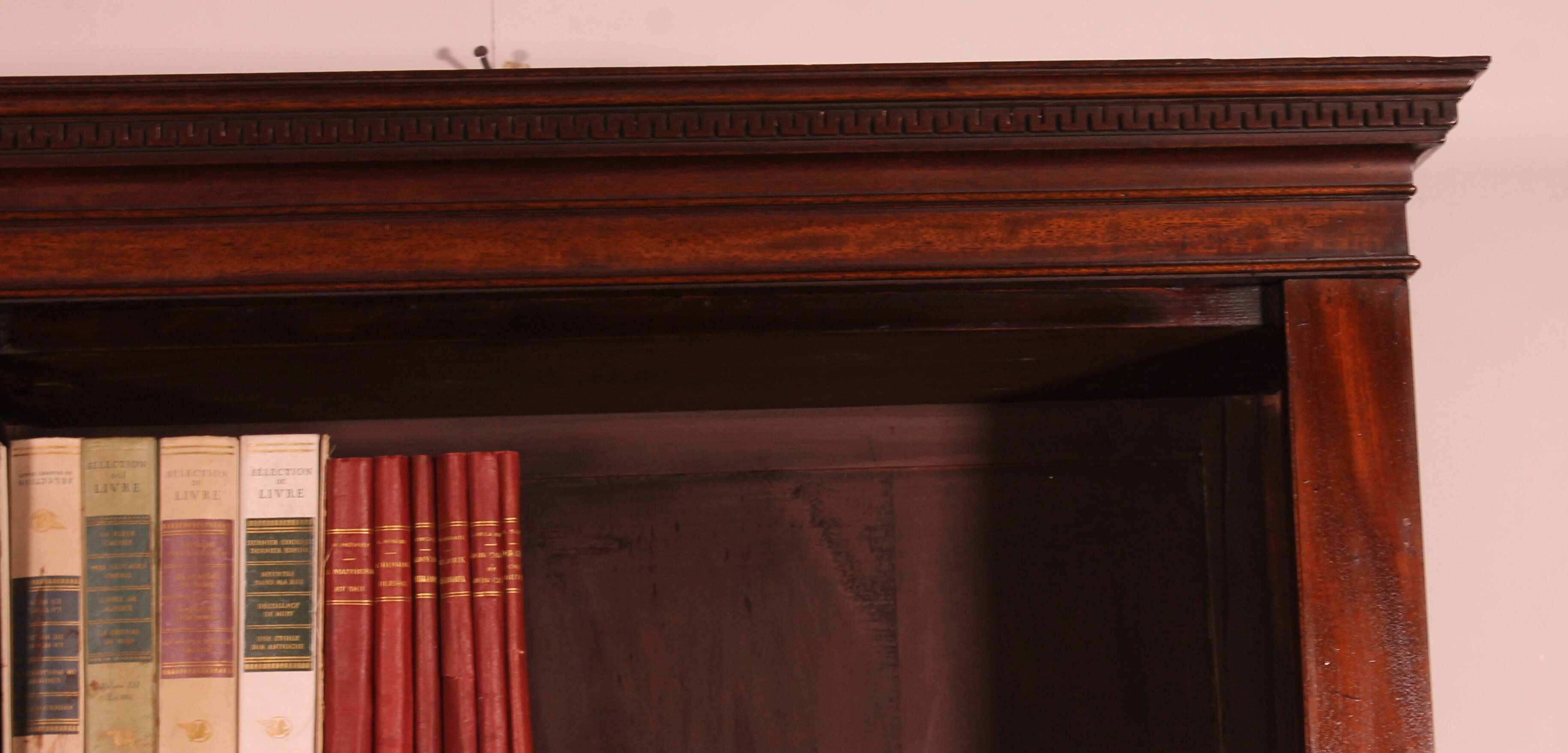 large open mahogany library - 18th century Georgian period