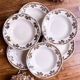Service of 6 soup plates
