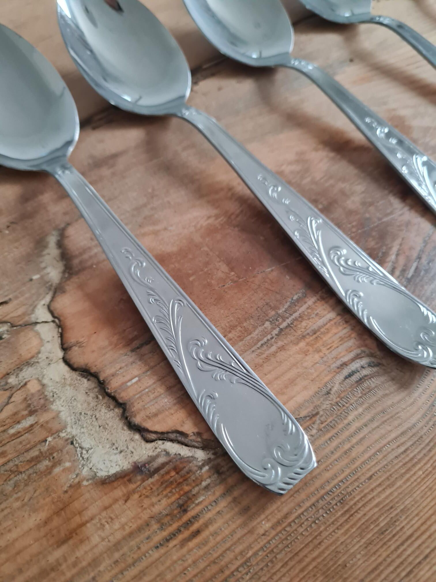 Vintage stainless steel spoon