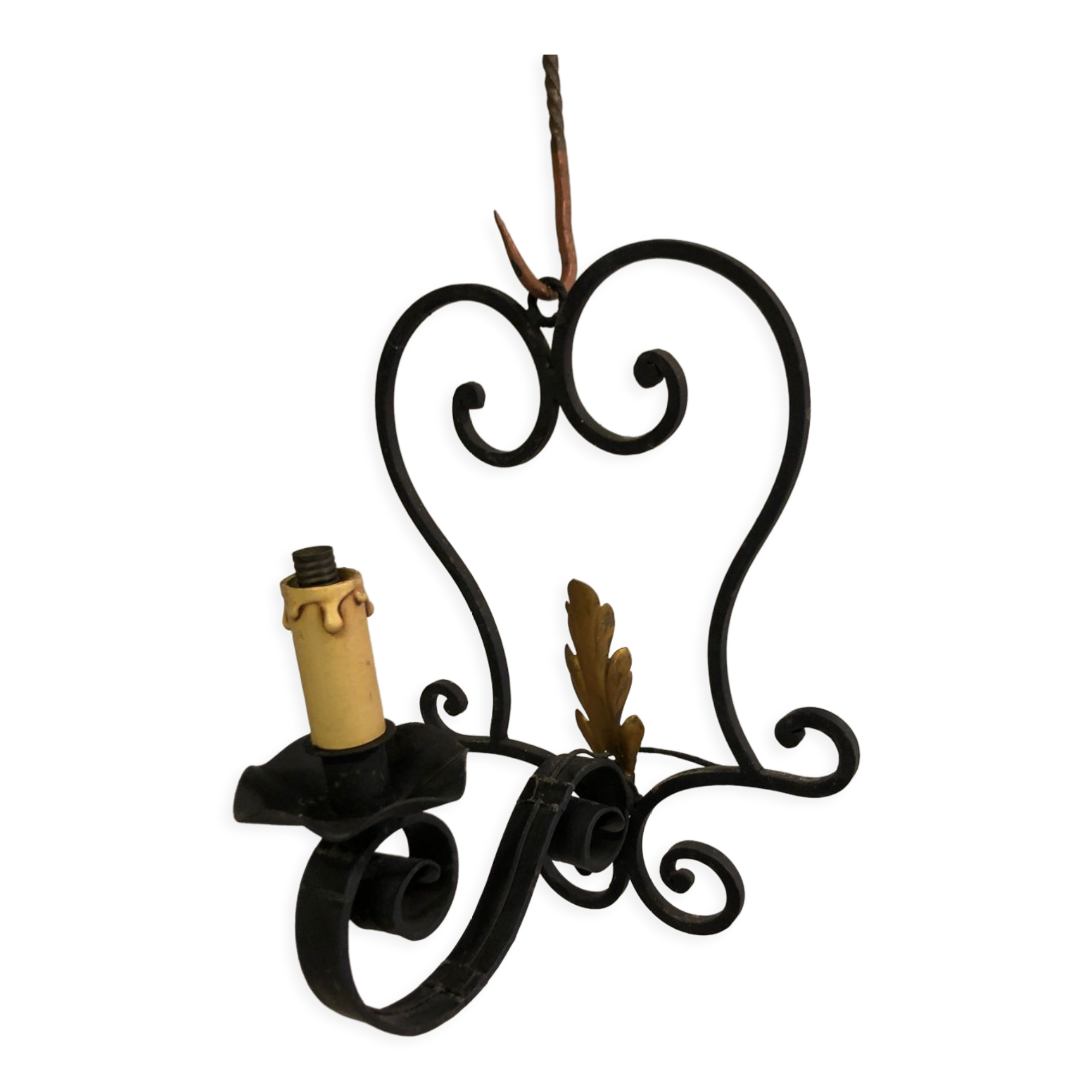 Applique murale fer forgé