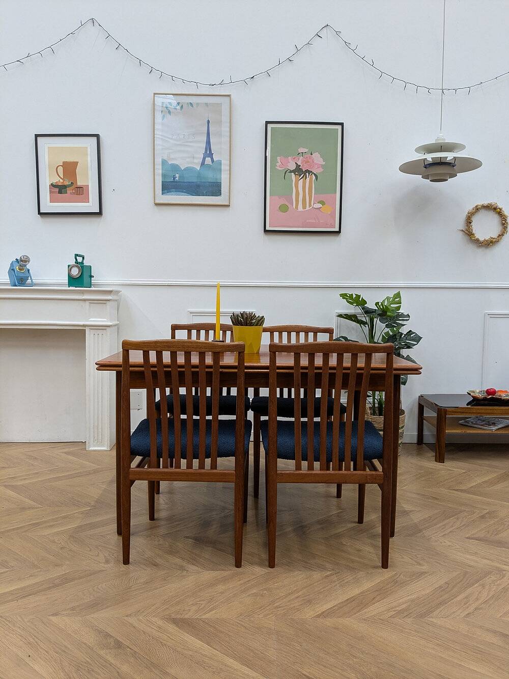 4 chaises vintage