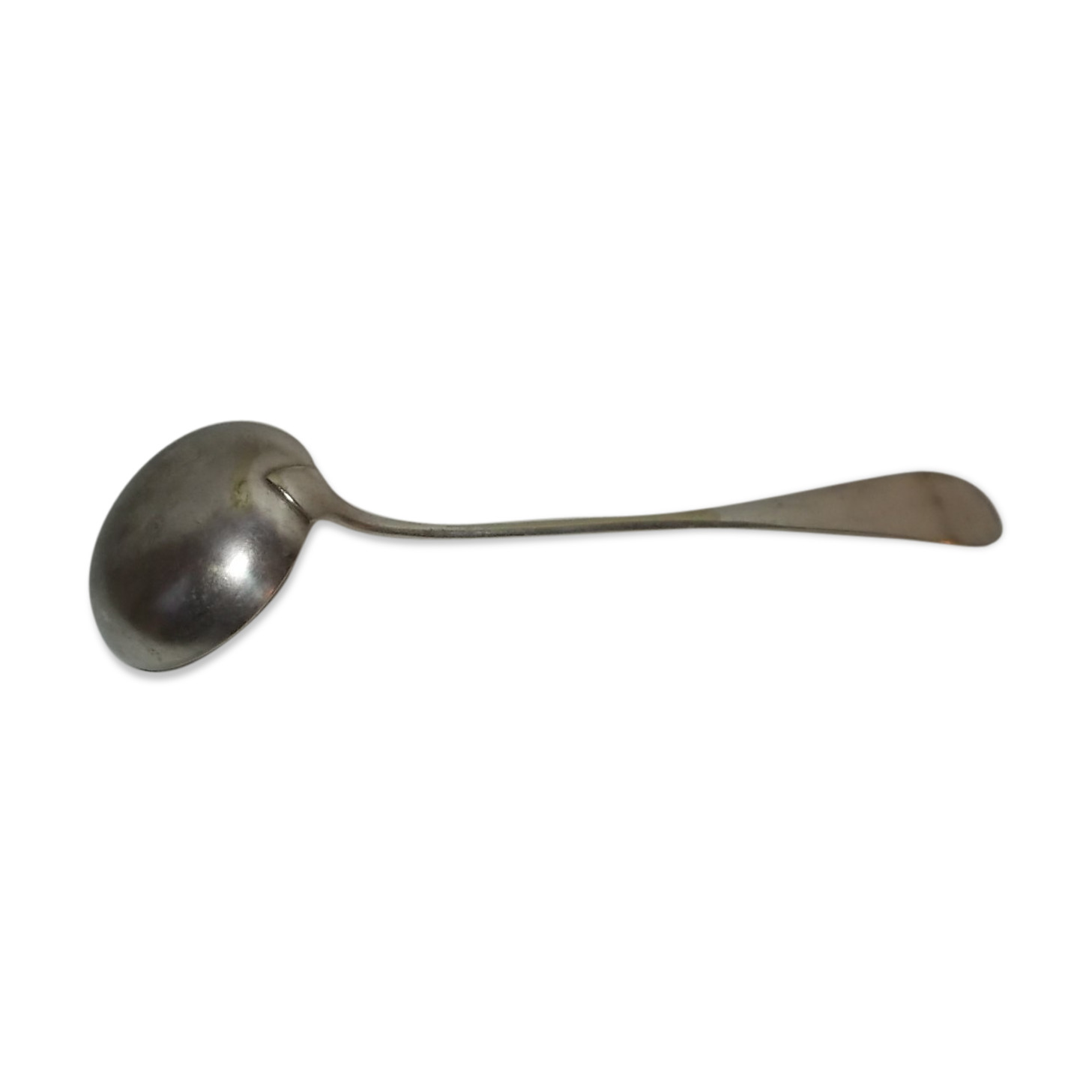 Silver metal ladle