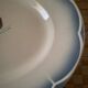 Large oval serving dish Digoin Sarreguemines model Magali.