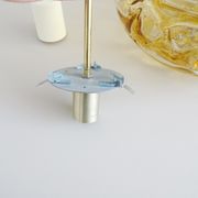 Murano glass pendant lamp by Doria Leuchten, oval amber glass pendant lamp