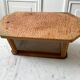 Art Deco box in beech and glass 30s
