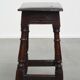 Antique English Oak Joint Stool / Stool from the 17th Century