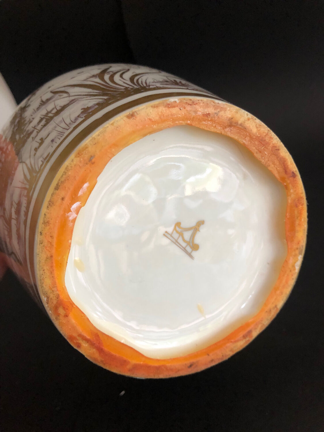 Vase with Asian decoration