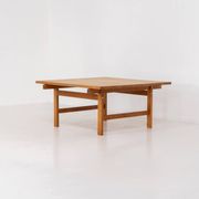 Table basse en chêne par Hans J. Wegner pour Andreas Tuck