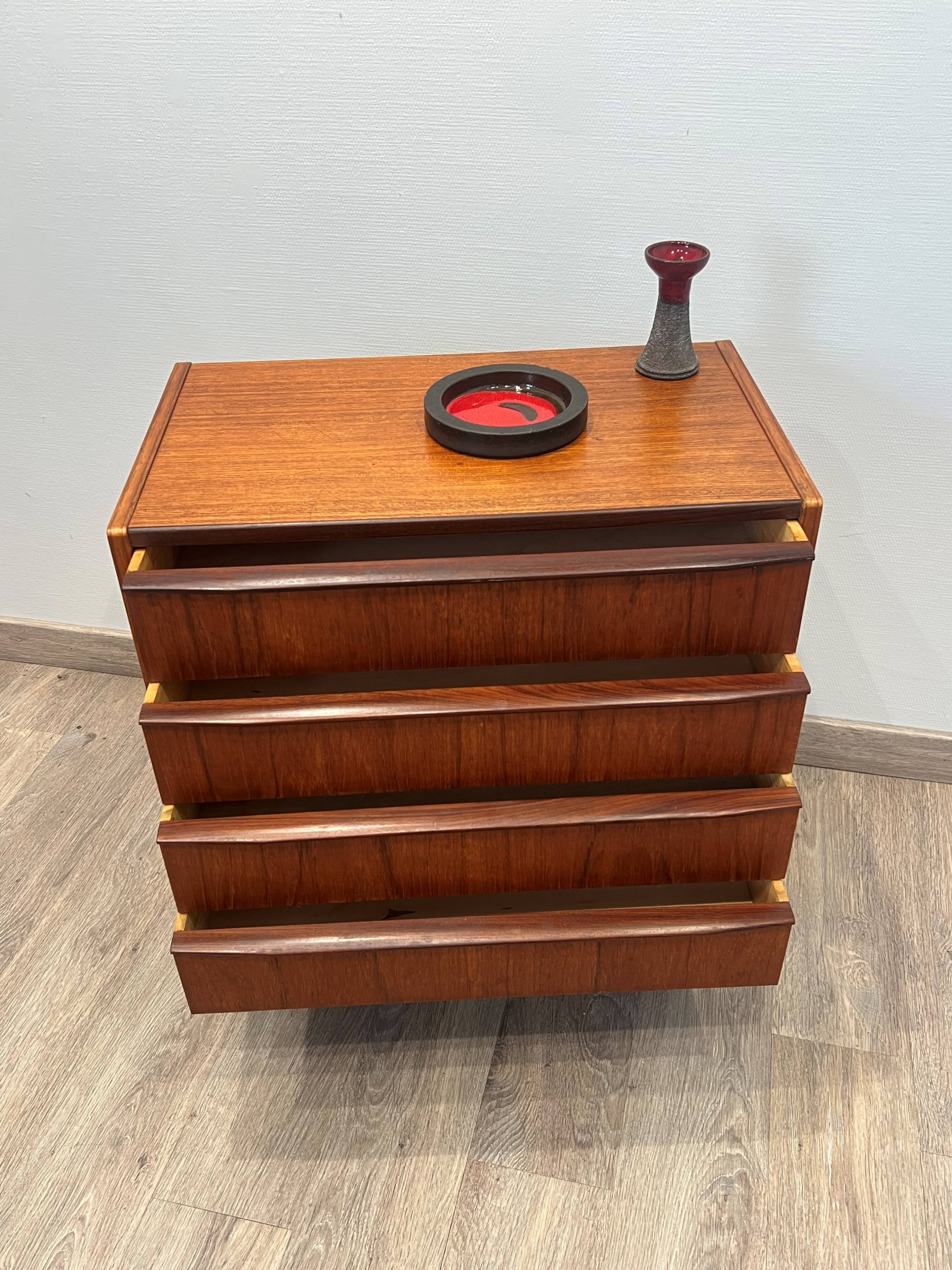 Scandinavian teak chest of drawers Denmark