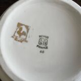 Jug or charming small vase, porcelain MEHUN, France