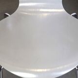 Set of 4 original grey Fritz Hansen butterfly chairs from 1984 Danish design