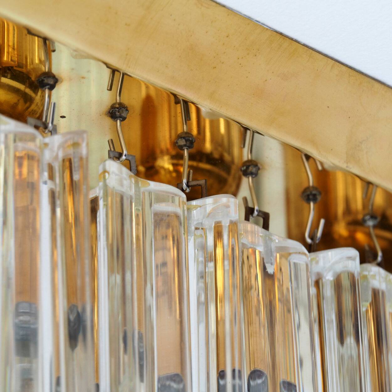 XL Kalmar Flush Mount with Crystal Glass Elements, Vienna Austria