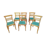 Chairs formica and wood 1950 circa