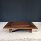 Postmodern Wengé Coffee Table, 1990s