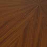 Vintage wooden round table from 1960s designed by Carlo Ratti for Lissoni