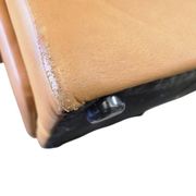 Vintage cognac leather armchair / single seater armchair / armchair