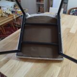 Set of 6 chairs attributed to Colette Gueden (1905-2000) reupholstered