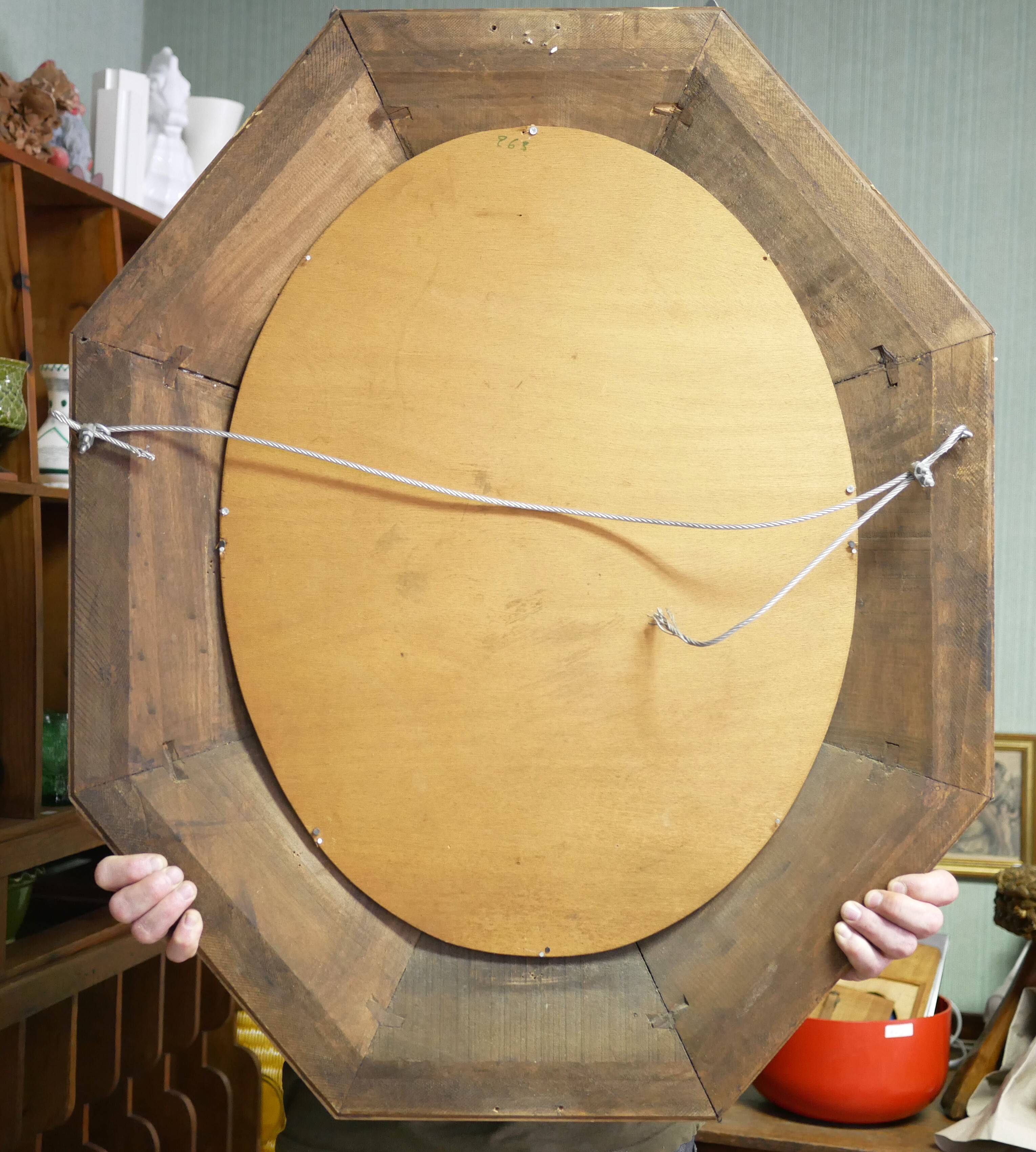 Antique Venetian mirror 86cm x 70cm