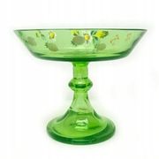 N6I Uranowa platter in the Art Nouveau style Bohemia