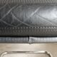 Fauteuil vintage cuir noir