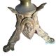 Coppia Candelabri d'Altare Antichi in BRONZO Stile Neogotico H 60 cm