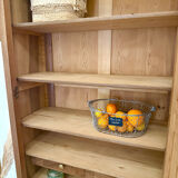 Walnut Bonnetière wardrobe