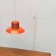 Mid-Century Modern German Space Age Orange Pendant Lamp, 1960s