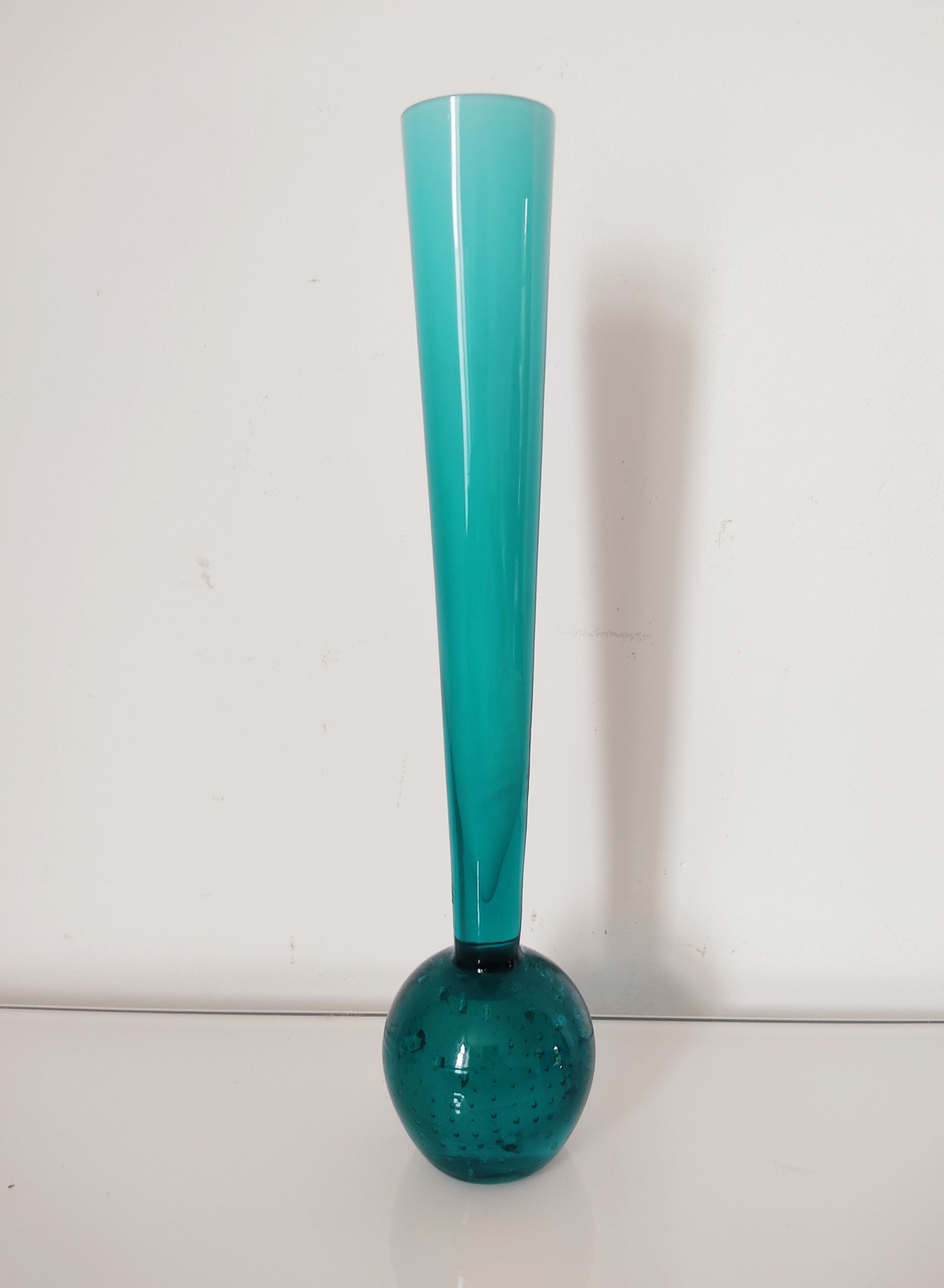 Vase soliflore murano clubbed foot