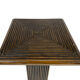 Colonne en rotin vintage bambou pilier années 70 rattan mcguire