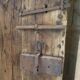 18th century studded chestnut door