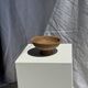Small bowl on a pedestal made of woven Indonesian rattan D18 H9
